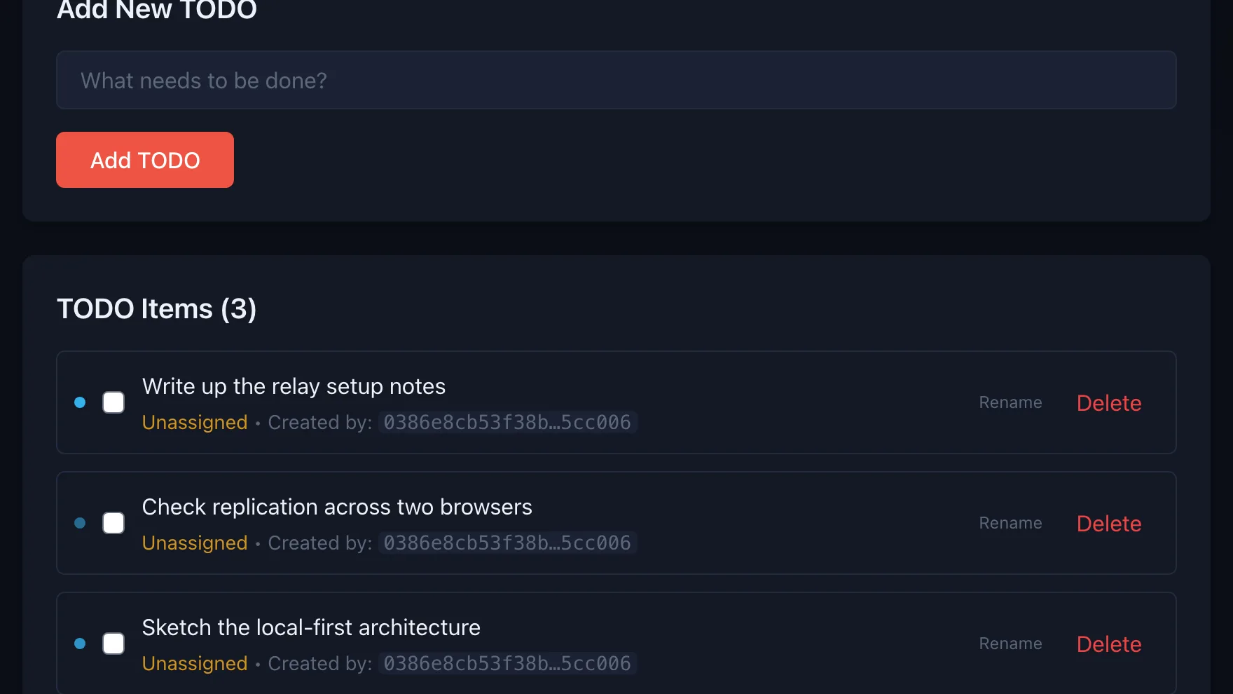 Simple Todo — delegation01